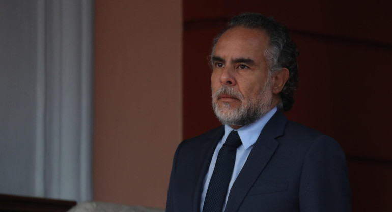 Armando Benedetti, durante una reunión en el Palacio de Miraflores en Caracas (Venezuela). Foto: EFE