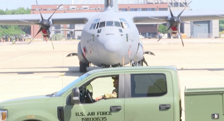 Comenzó el mayor ejercicio de despliegue aéreo en la historia de la OTAN. Foto: Captura de pantalla.