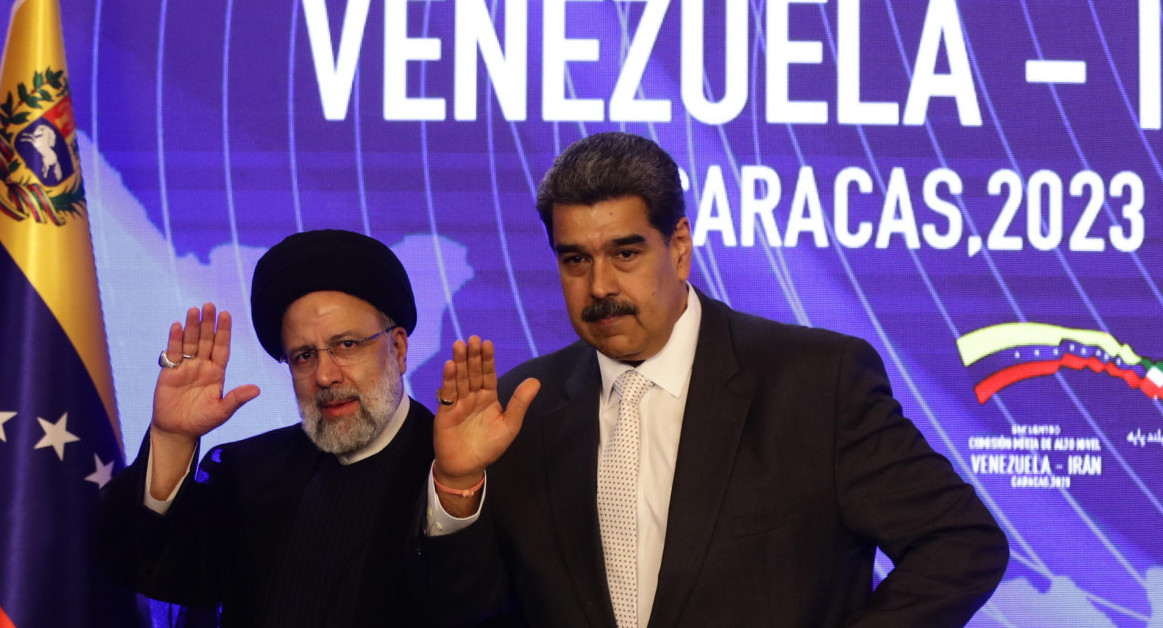 Nicolás Maduro, presidente de Venezuela y Ebrahím Raisí, presidente de Irán. Foto: EFE.