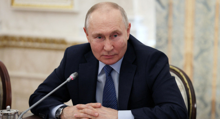 Vladímir Putin admitió que Ucrania no estaba preparada para la contraofensiva de Ucrania. Foto: Reuters.