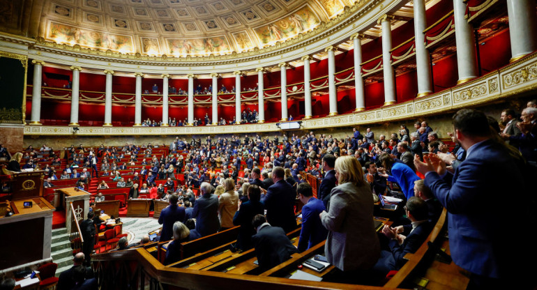La Asamblea Nacional de Francia votó en contra del acuerdo entre la UE y el Mercosur. Foto: Reuters.