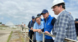 Rafael Grossi en la planta nuclear de Zaporiyia. Foto: Reuters