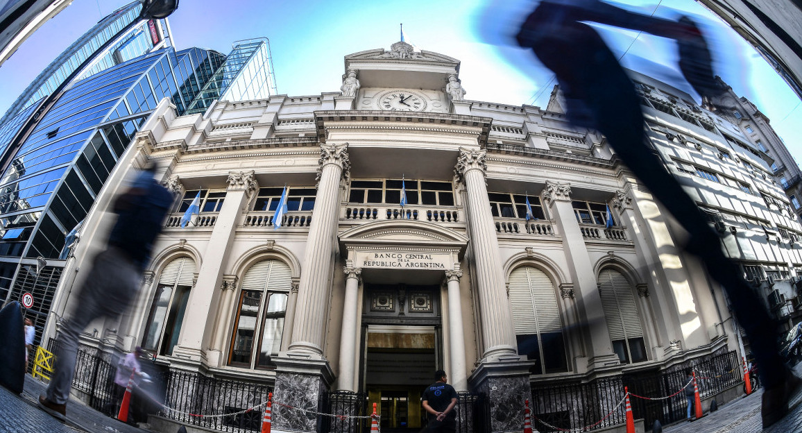 Banco Central, economía argentina. Foto: Télam