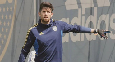 Agustín Rossi en Boca Juniors. Foto: Instagram.