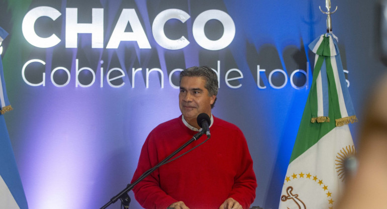 Jorge Capitanich, eleccione en Chaco. Foto: Télam.