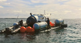 El submarino desaparecido en el Océano Atlántico. Foto: Twitter @OceanGateExped.