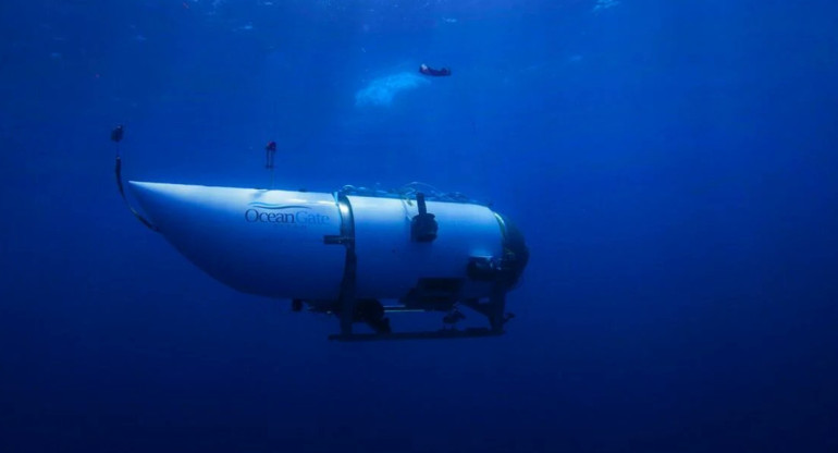 Submarino el "Titan". Foto: Twitter @ChimmyKai