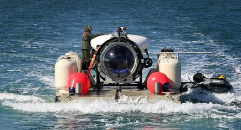 Búsqueda del submarino Titan. Foto: NA.