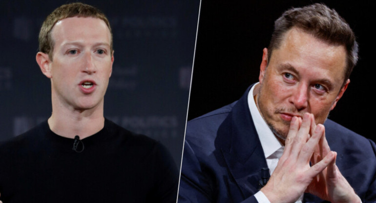 Mark Zuckerberg vs  Elon Musk. Fuente: Twitter.