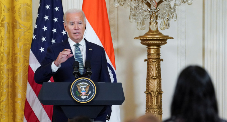 Joe Biden vuelve a estar en la mira de los congresistas republicanos. Foto: Reuters.
