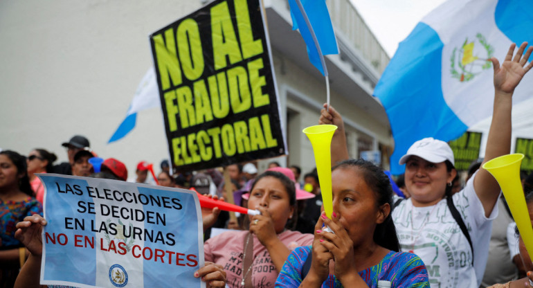 Elecciones generales en Guatemala. Foto: Reuters.