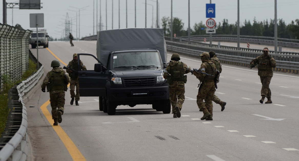 Tropas del Grupo Wagner avanzan a Moscú. Foto: Reuters.
