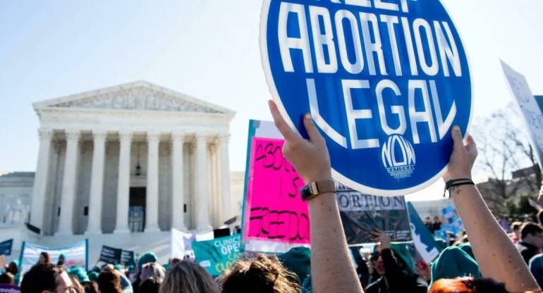 Marchas en EEUU por el aborto. Foto: Reuters