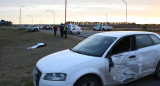 El automóvil involucrado en el trágico siniestro vial en Punta Alta. Foto: Gentileza La Brújula 24.