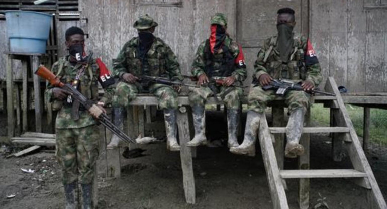 El grupo guerrillero ELN. Foto: Reuters.