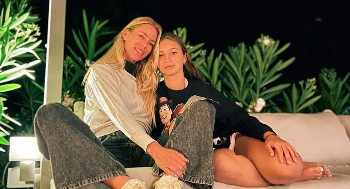 Nicole Neumann y su hija Indiana tiempo atrás. Foto: Instagram/nikitaneumannoficial