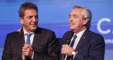 Alberto Fernández y Sergio Massa. Foto: NA.