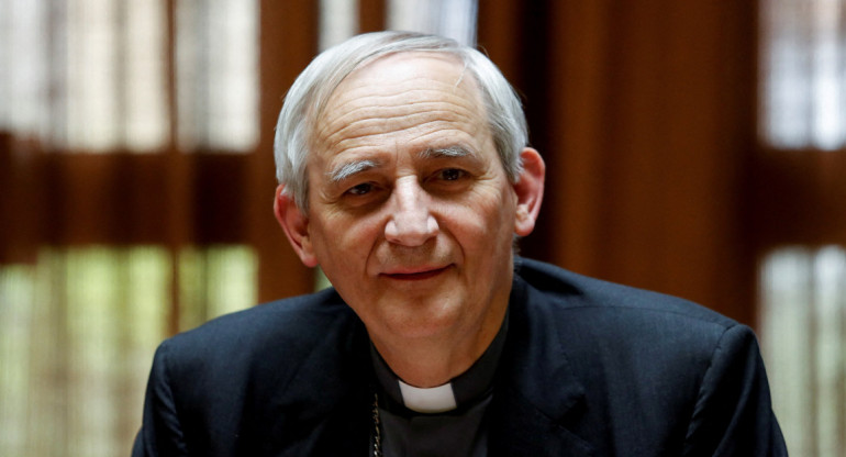 Matteo Zuppi, representante del Papa Francisco. Foto: Reuters.