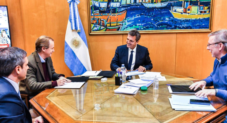 Sergio Massa se reunió con el Gobernador Bordet