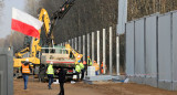 Frontera entre Polinia y Bielorrusia. Foto: Reuters.