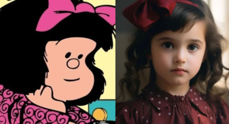 Mafalda, según la inteligencia artificial