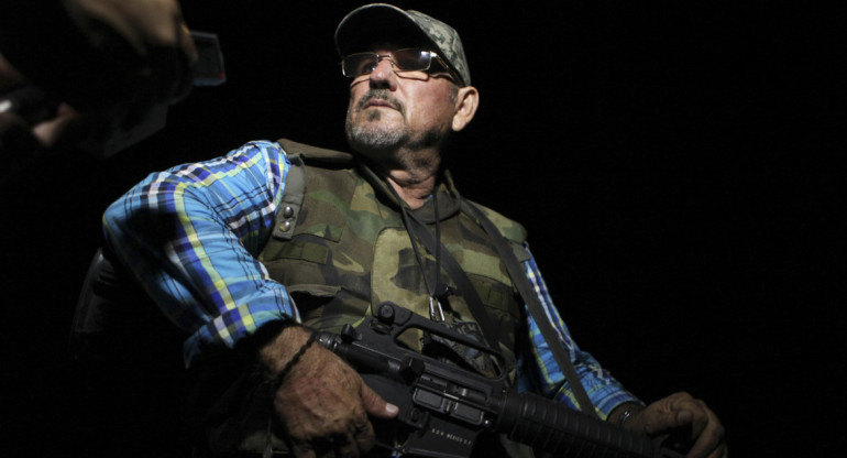 Hipólito Mora, líder de los grupos de autodefensa de Michoacán. Foto: REUTERS.