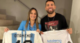 "Malena intendenta", el apoyo de Nico Otamendi