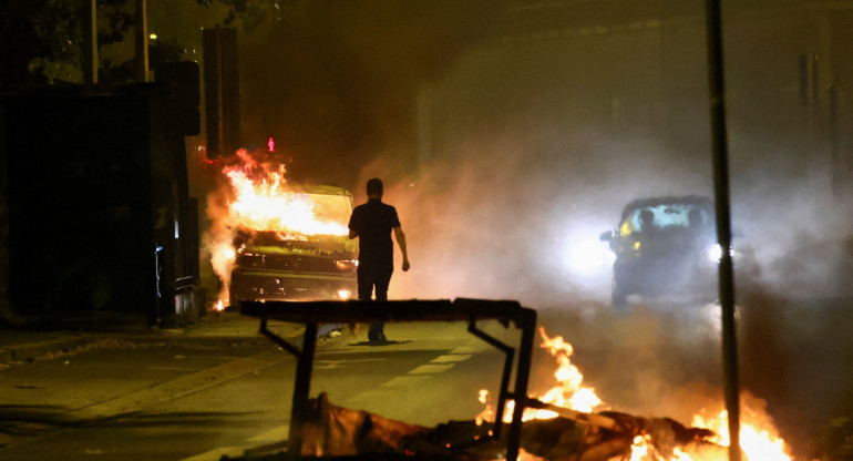 Nueva jornada de incidentes en Francia. Foto: REUTERS.