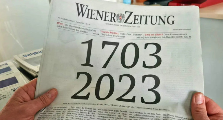 Wiener Zeitung. Web: Wiener Zeitung