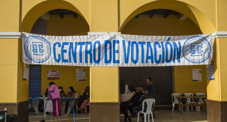 Elecciones en Guatemala. Foto: EFE