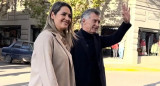 Carolina Losada y Mauricio Macri. Foto: Twitter.