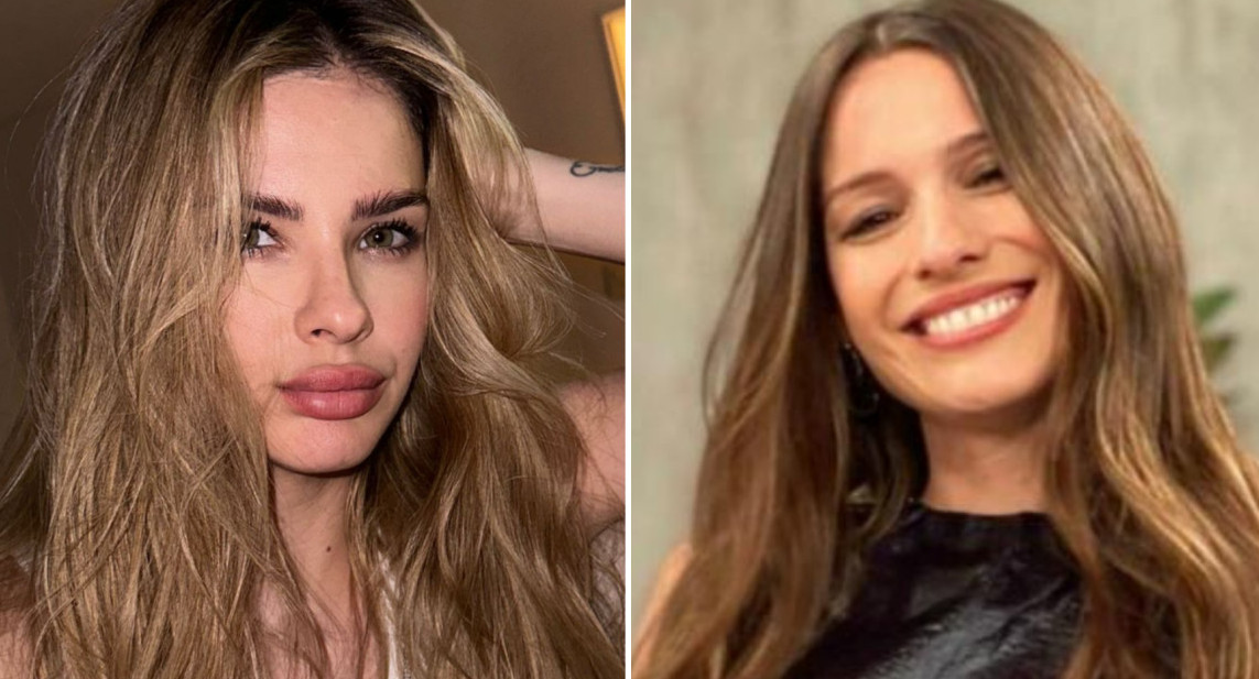 La "China" Suárez y Pampita. Fotos: Instagram.