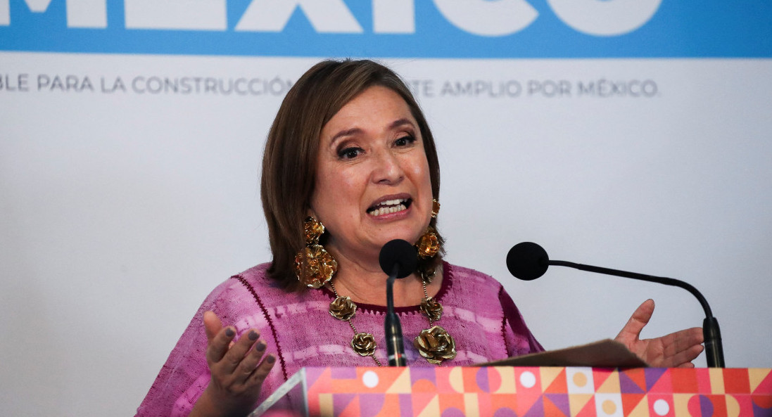 Xóchitl Gálvez, candidata a presidente en México. Foto: REUTERS.