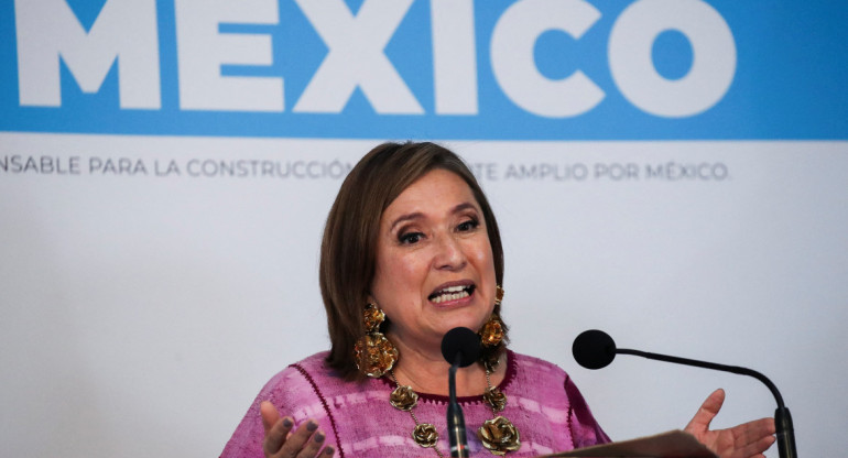Xóchitl Gálvez, candidata a presidente en México. Foto: REUTERS.