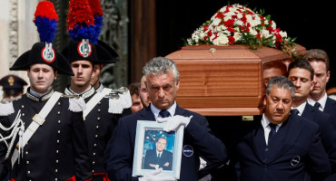 Funeral de Berlusconi. Foto: EFE.