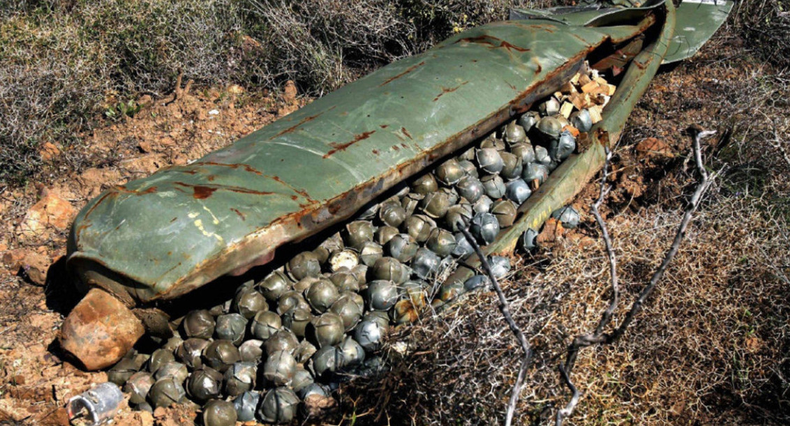 Bombas de racimo. Foto: Reuters