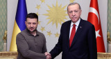 Volodimir Zelenski se reunió con Recep Tayyip Erdogan en Estambul. Foto: Reuters.