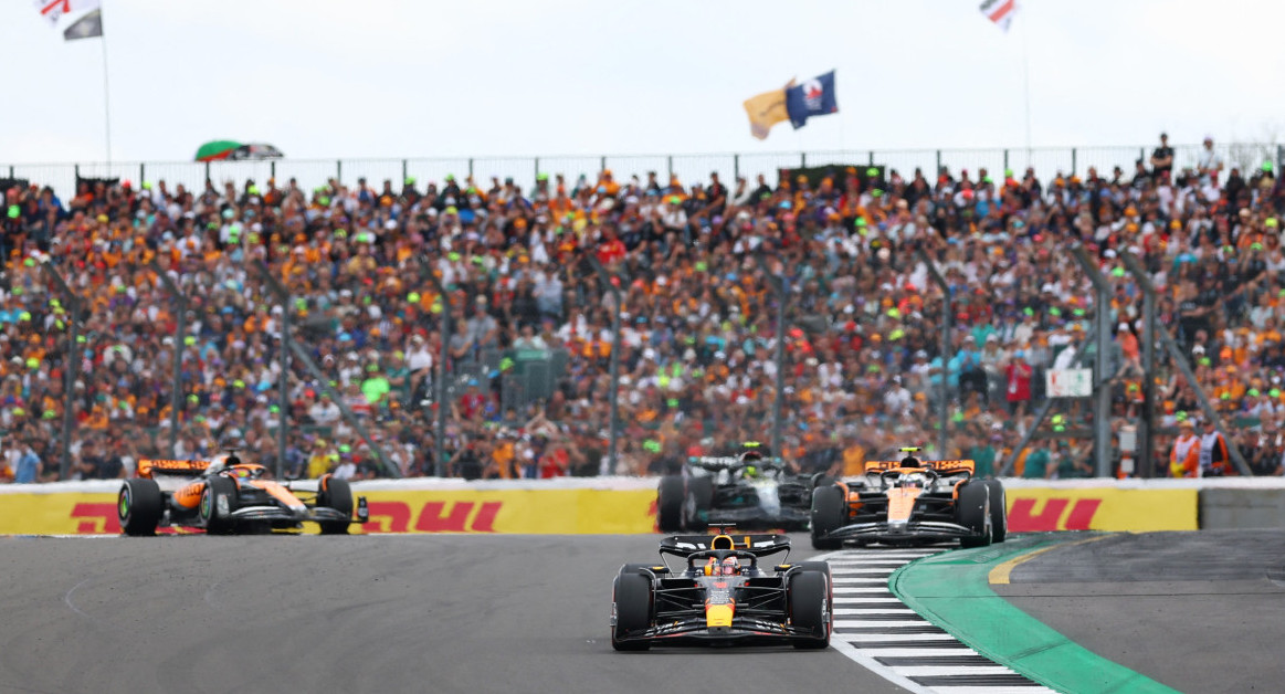 Verstappen, imparable en el Gran Premio de Gran Bretaña de Fórmula 1. Foto: Reuters.