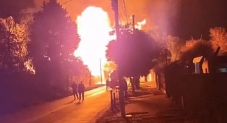 Incendio en Lomas de Zamora. Foto: captura de video.