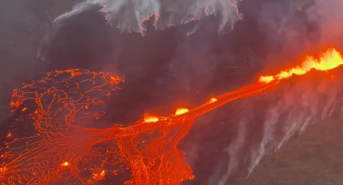 Volcán Fagradalsfjall. Foto: Reuters.