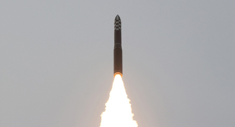 El misil probado por Corea del Norte. Foto: Reuters