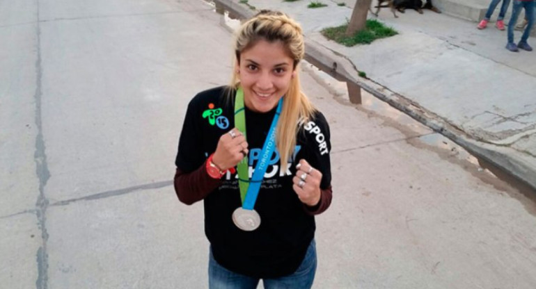 Dayana Sánchez, boxeadora olímpica. Foto: NA.