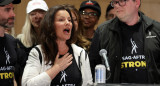 Fran Drescher, actual presidenta del sindicato de actores estadounidenses. Foto: Reuters.