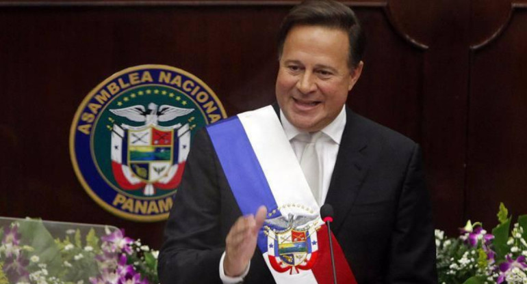 Juan Carlos Varela, Panamá.  Foto: EFE