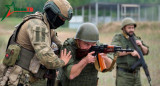 Guerra entre Rusia y Ucrania. Entrenamiento del Grupo Wagner. Foto: Reuters.