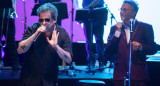 Fito Páez y Andrés Calamaro en el festival La Mar de Músicas. Foto: EFE.