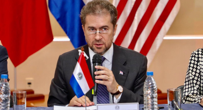 Luis Castiglioni, ministro de Industria y Comercio de Paraguay. Foto: Twitter @LuisCastiglioni.