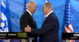 Joe Biden invitó a Benjamín Netanyahu a Washington. Foto: Reuters.