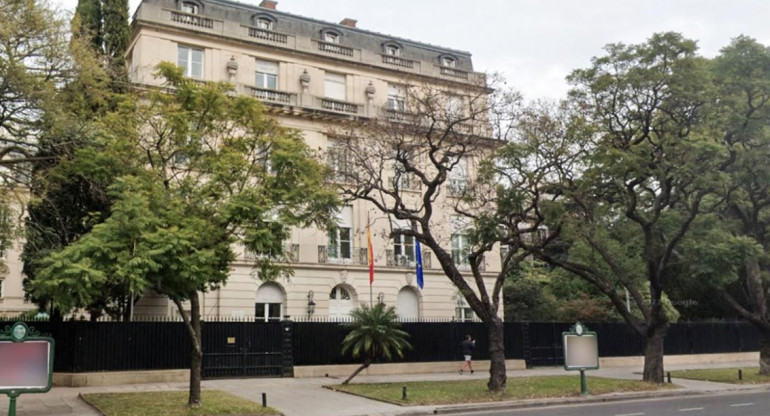 Embajada de España en Argentina. Foto: Télam.