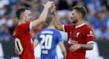 Debut de Alexis Mac Allister con la camiseta del Liverpool. Foto: EFE.